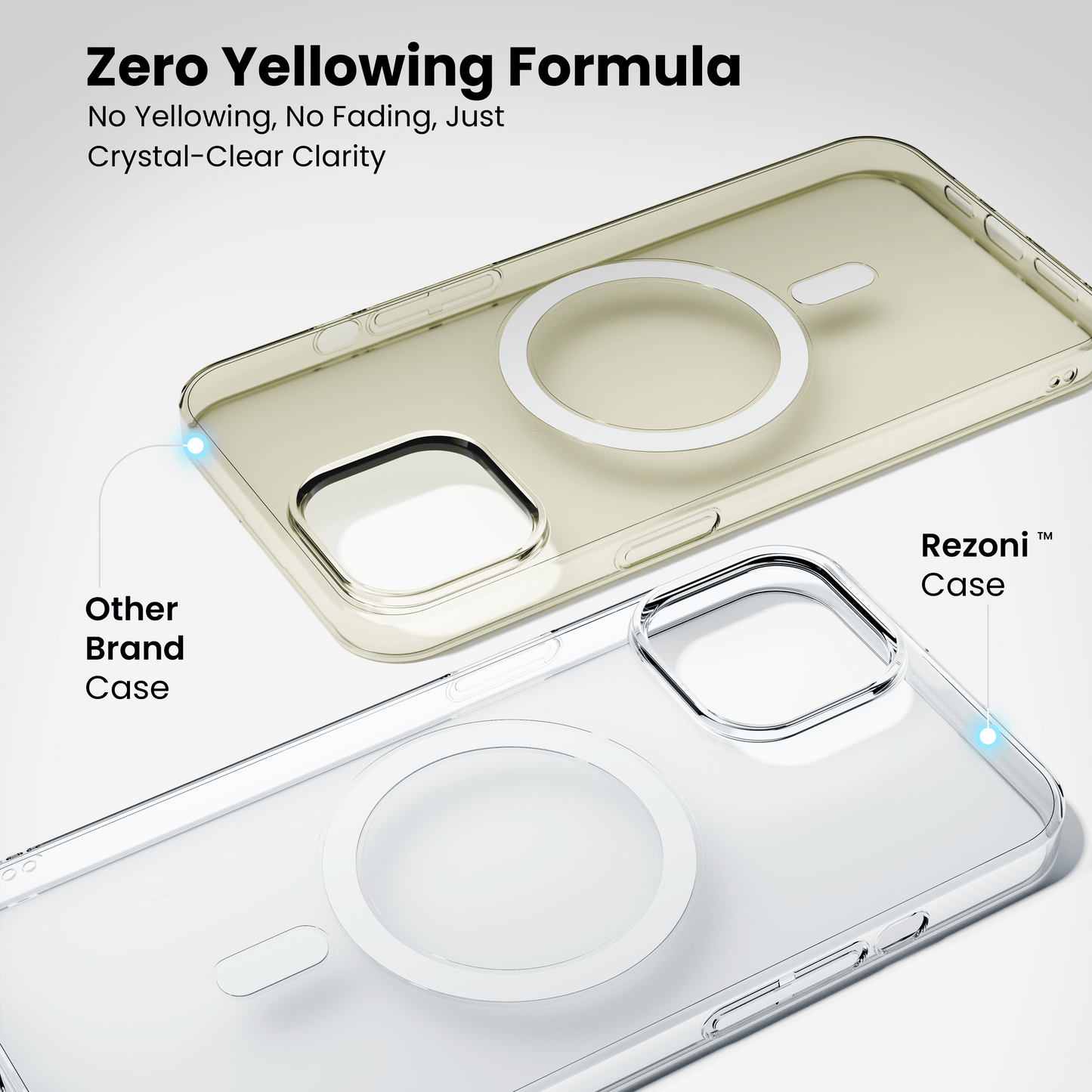 Anti-Yellow Magsafe Clear Case